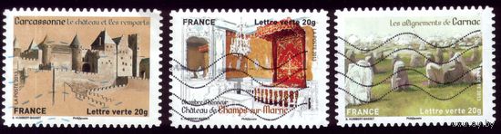 3 марки 2012 год Франция 5654,5656-5657