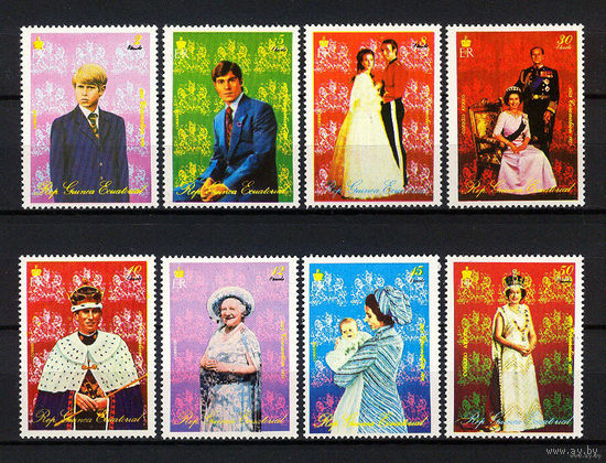 Экваториальная Гвинея 1978. 25-летие коронации Королевы Елизаветы II. Полная серия.