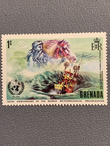 Гренада 1973. 100 лет метеорологии