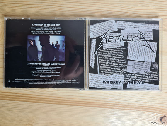 Metallica - Whiskey In The Jar (Promo CD, USA, 1998, лицензия)