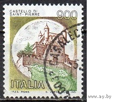 Италия 1980г стандарт  Замок Святого Петра архитектура гаш