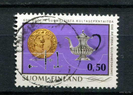 Финляндия - 1971 - Финское ювелирное искусство - [Mi. 696] - полная серия - 1 марка. Гашеная.  (Лот 171AP)
