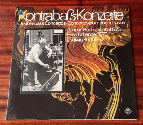 Kontrabass-Konzerte - Ludwig Streicher LP, 1976