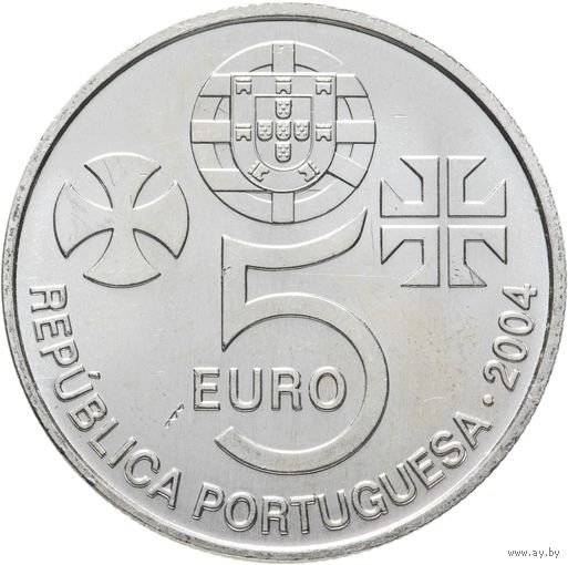 Португалия 5 евро 2010-2015г. 5 монет одним лотом в холдерах