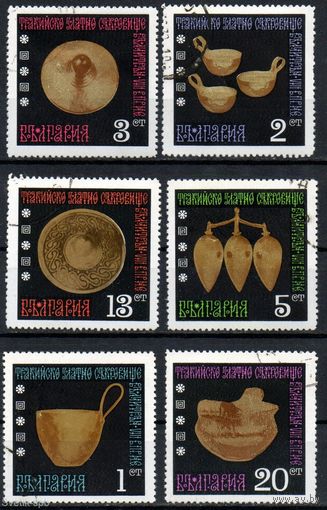 Декораитивно - прикладное искусство Болгария 1970 год серия  6 марок (С) Сокровищница