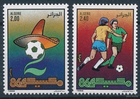 1986 Алжир 911-912 Чемпионат мира по футболу 1986 года в Мексике 3,80 евро