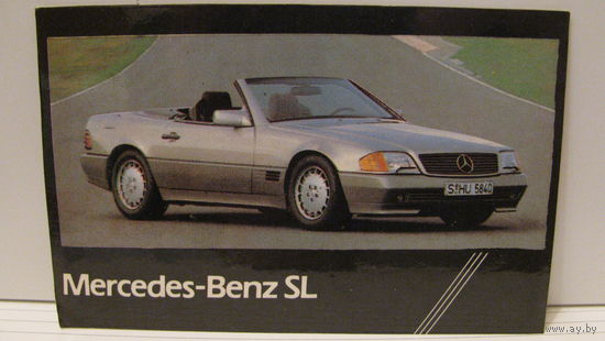 Карманный календарик. Mercedes-Benz. 1992 год