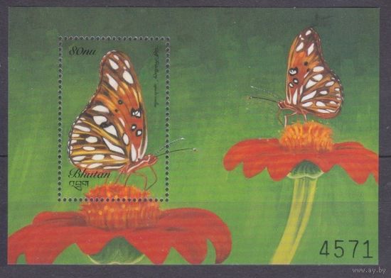 1999 Бутан 1939/B397 Бабочки 5,50 евро