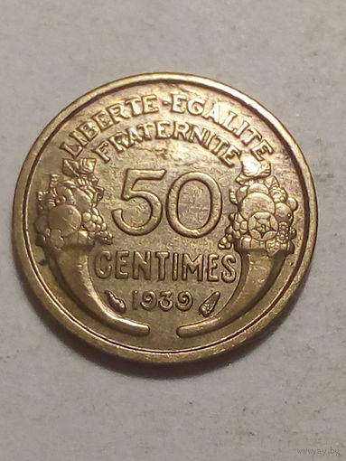 50 сантимов Франция 1939