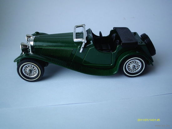 Jaguar SS 100 1936. 1:38.Matchbox 1977г.