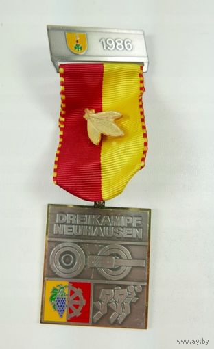 Швейцария, Памятная медаль "Стрелковый спорт" 1986 год.