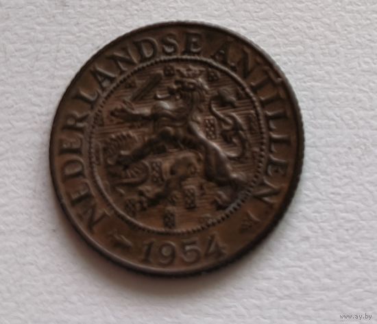 Нидерландские Антильские острова 1 цент, 1954 4-10-10