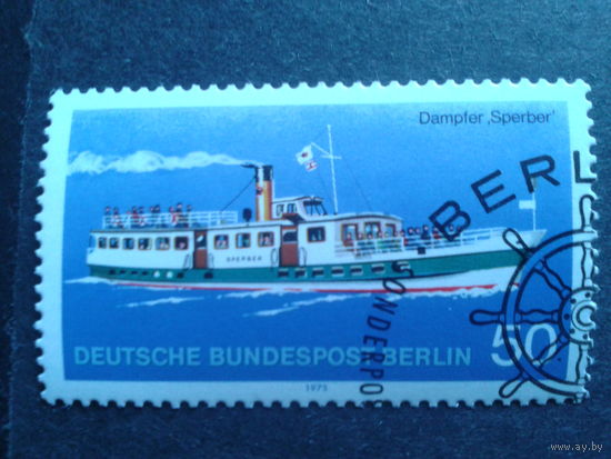 Берлин 1975 корабль Михель-1,0 евро гаш