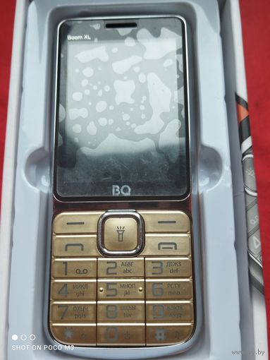 BQ -2810 BOOM XL GOLD,новый кнопочный мобильный телефон,коробка, документы,зарядка