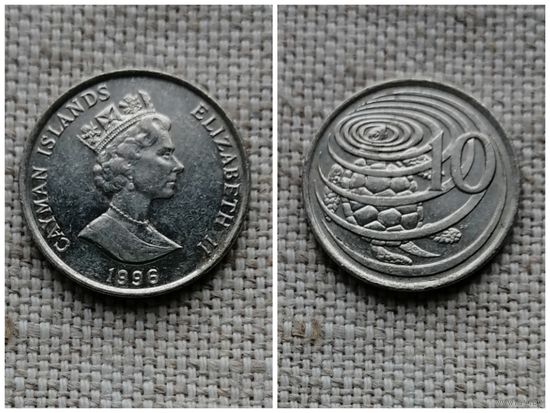 Каймановы острова 10 центов 1996/черепаха