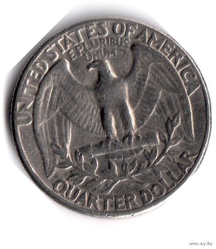 США. 1/4 доллара (1 квотер, 25 центов). 1971 D