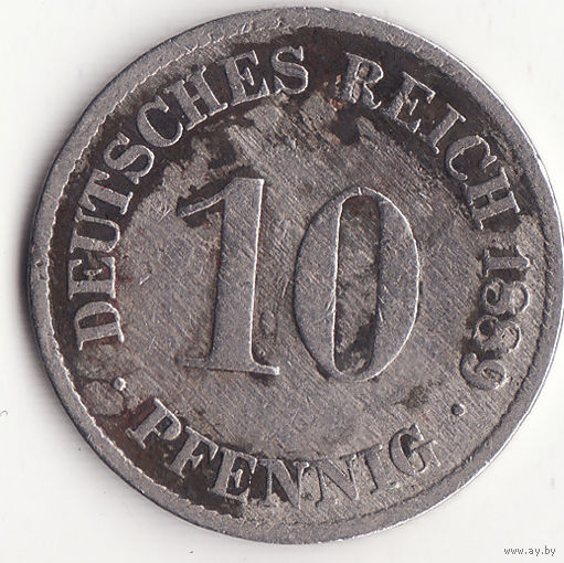 10 пфеннигов 1889 год