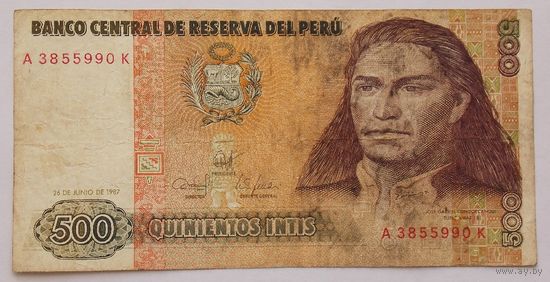 Перу 500 инти образца 1987
