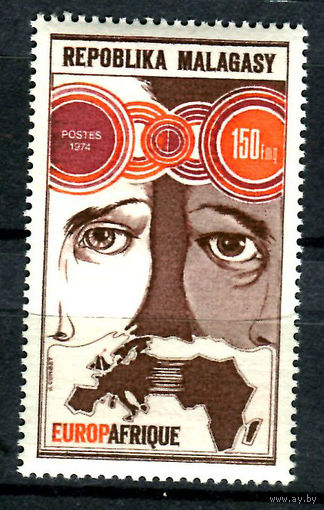 Мадагаскар - 1974г. - ЕВРОАФРИКА - полная серия, MNH [Mi 724] - 1 марка