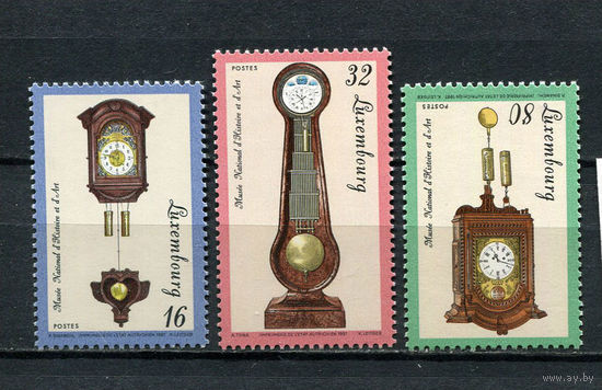 Люксембург - 1997 - Часы - [Mi. 1426-1428] - полная серия - 3 марки. MNH.  (Лот 152BZ)
