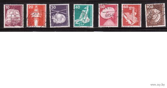 Германия(ФРГ)-1975 (Мих.847-) , гаш. , Стандарт(7 марок)