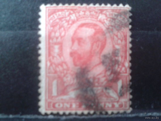 Англия 1911 Король Георг 5, лев