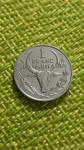 Мадагаскар 1 франк 2002 г