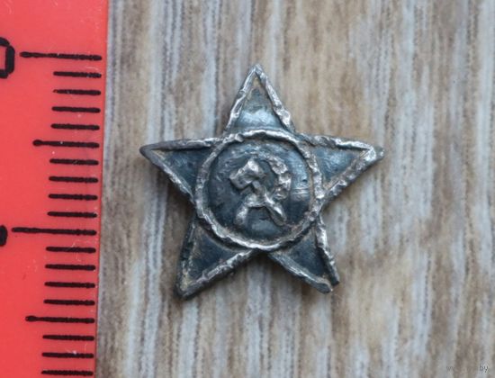 Звезда рання серебро кокарда / накладка и т.п. СССР