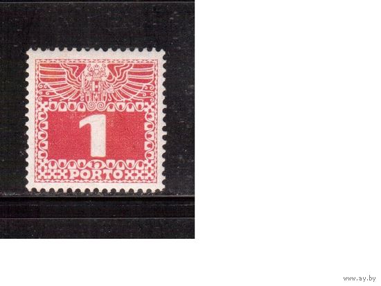 Австрия-1908,(Мих.34) * , Стандарт, Служебные марки