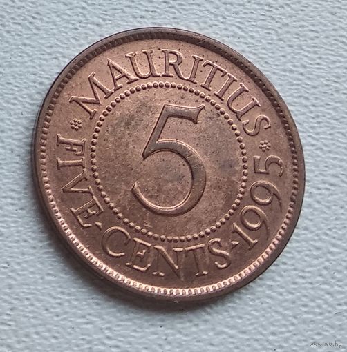 Маврикий 5 центов, 1995 7-1-4