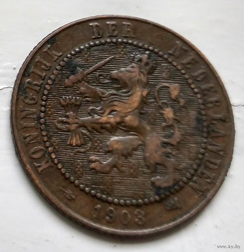 Нидерланды 2.5 цента, 1903 1-10-30