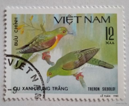 Вьетнам 1980. Птицы