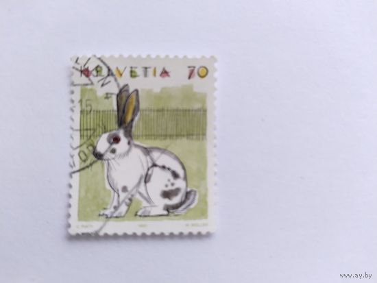 Швейцария  1992 кролик