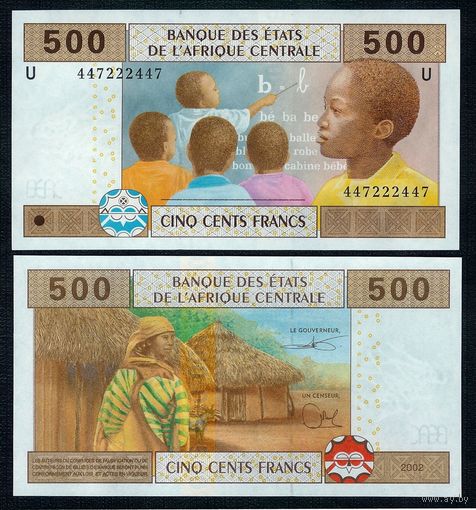 Камерун 500 франков 2002 год, UNC