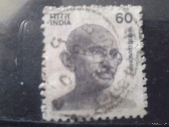 Индия 1988 М. Ганди 60 пайса