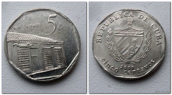 5 сентаво Куба 2000 года - из коллекции