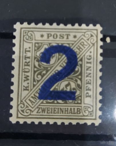 Германия Баден Вюртемберг 1919 Mi.133 полная серия
