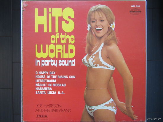 Joe Harrison And His Party Band – Hits Of The World In Party Sound Germany Weltmelodie EX+/VG-