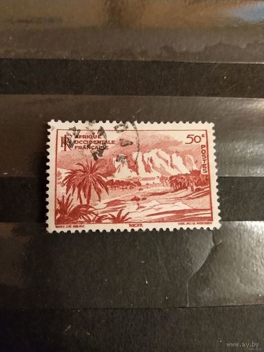 1947 Французская колония Западная Африка флора (2-6)