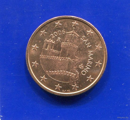Сан Марино 5 евроцентов 2006 UNC