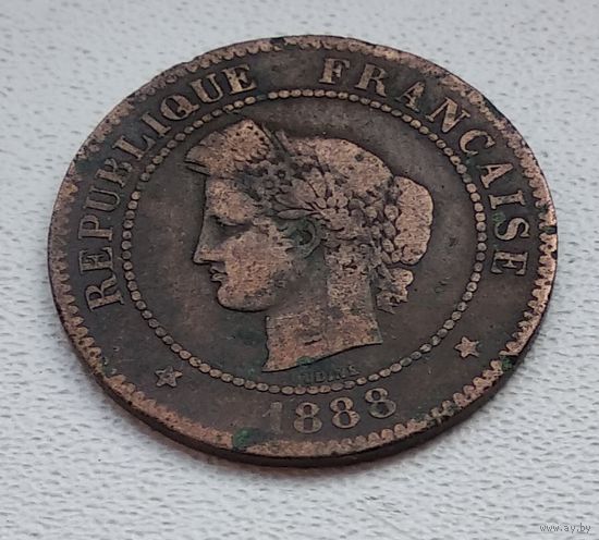 Франция 5 сантимов, 1888 8-6-20