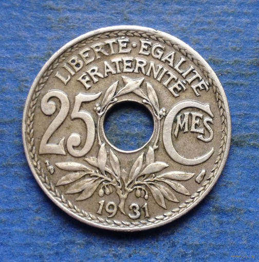 Франция 25 сантимов 1931