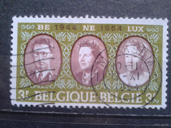 Бельгия 1964 Бенилюкс, главы государств