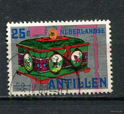 Нидерландские Антильские острова - 1980 - Копилка 25С - [Mi.415] - 1 марка. Гашеная.  (Лот 48ER)-T7P24