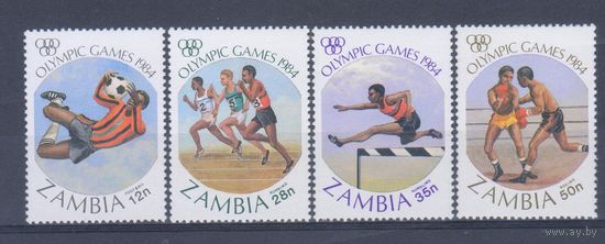 [1705] Замбия 1984. Спорт.Летние Олимпийские игры. СЕРИЯ MNH