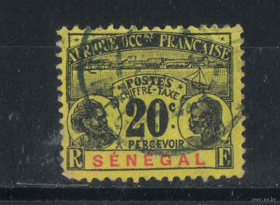 Fr Колонии Сенегал Налоговые 1906 Дакар, народности Западной Африки #7
