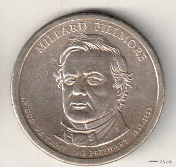 США доллар 2010 13 президент М.Филлмор двор P