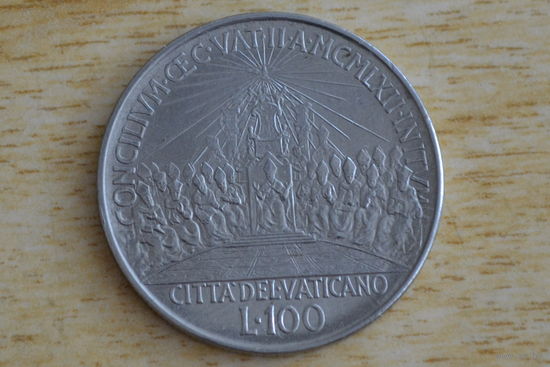 Ватикан 100 лир 1962(Второй Вселенский собор)