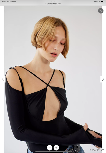 Out From Under Mad Love Strappy Bodysuit Боди размер S