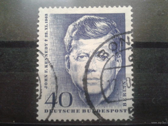 Берлин 1964 президент США Кеннеди Михель-0,7 евро гаш.